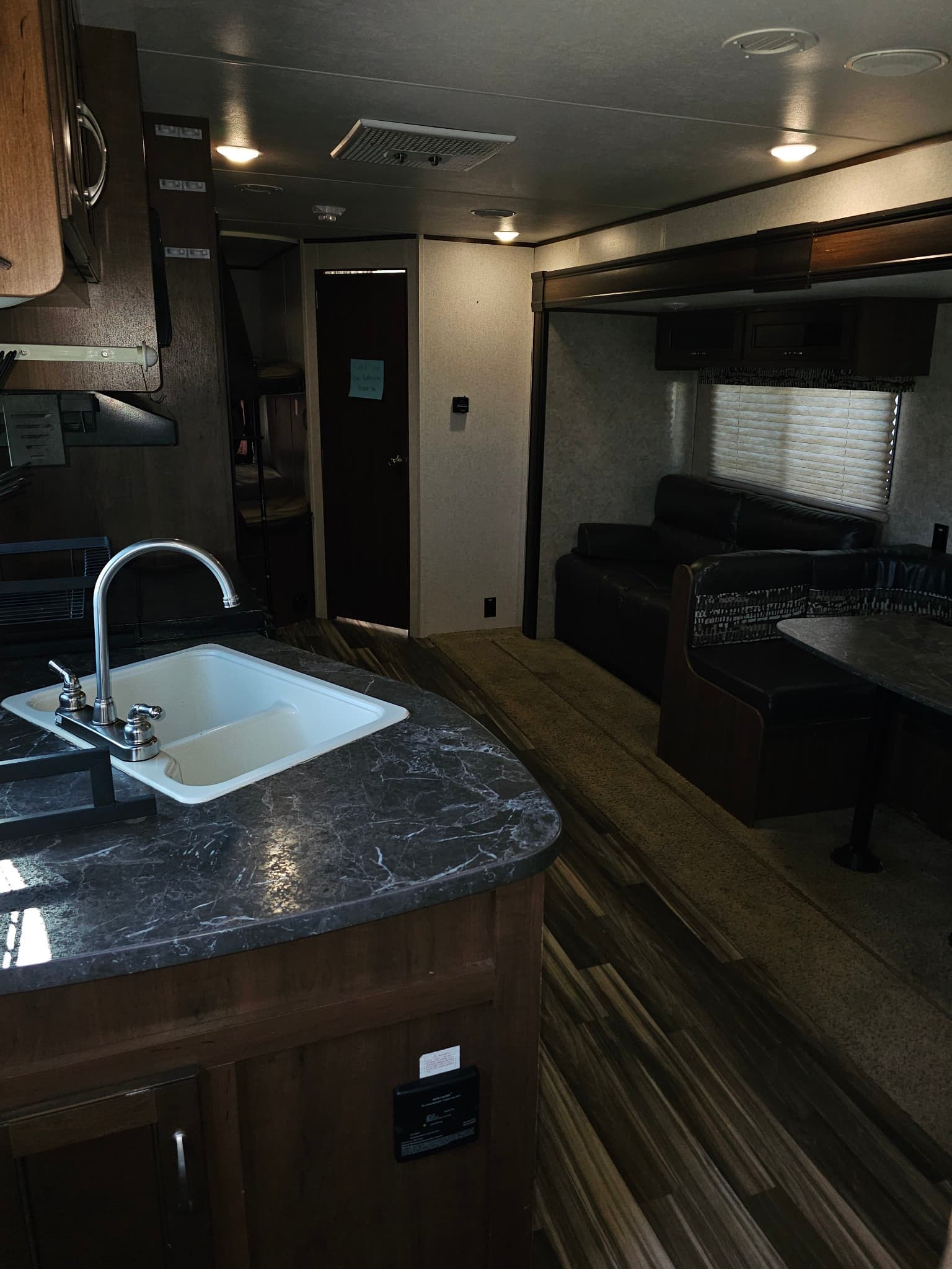 A picture of a Cougar RV from the outside
