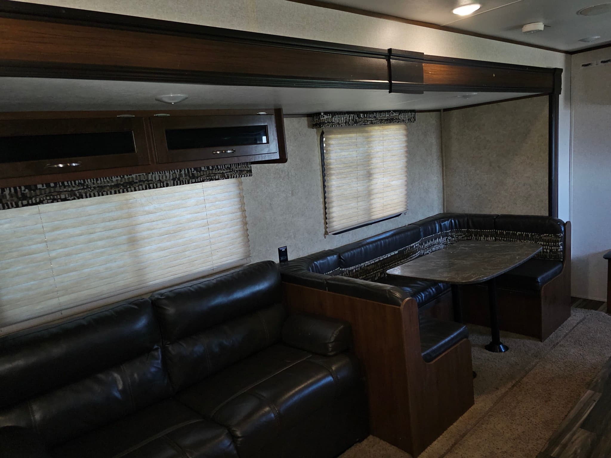 A picture of a Cougar RV from the outside